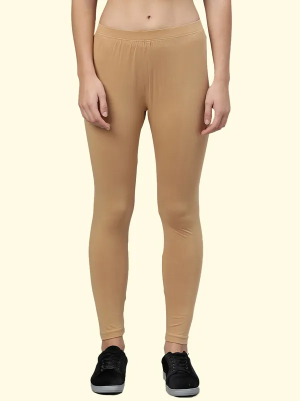 Beige_Ankle_Length_Western_Wear_Legging_For_Women
