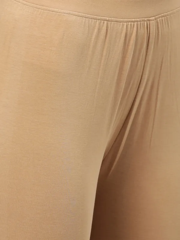 Beige_Ankle_Length_Western_Wear_Legging_For_Women