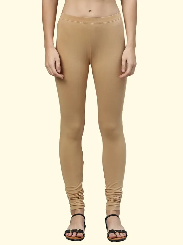 Beige_Churidar_Length_Western_Wear_Legging_For_Women