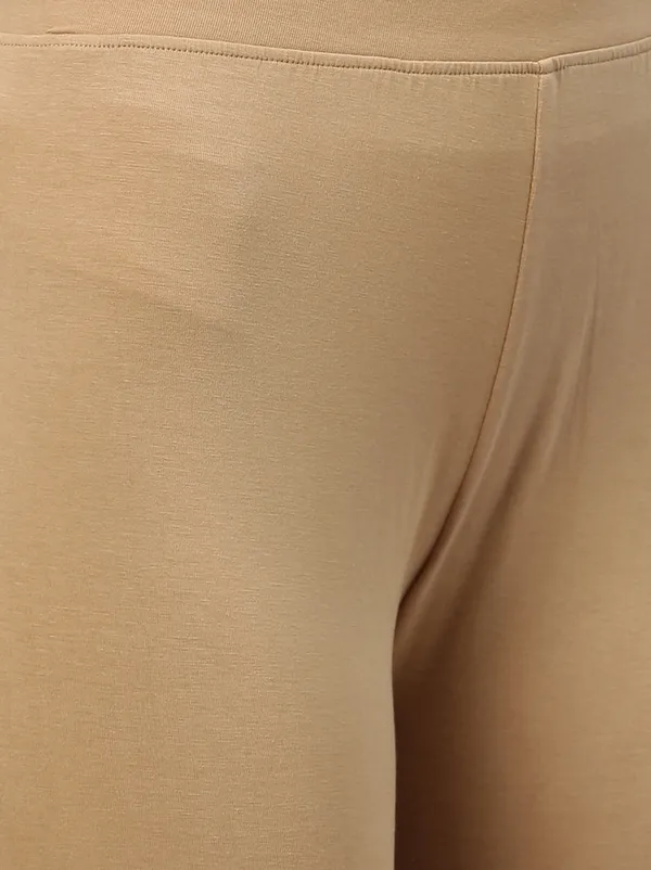 Beige_Churidar_Length_Western_Wear_Legging_For_Women