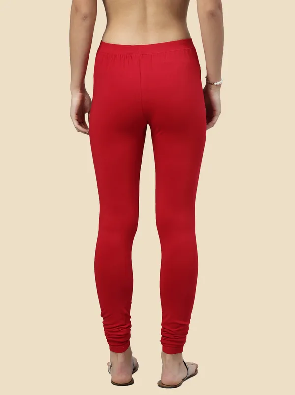 Red_Churidar_Length_Western_Wear_Legging_For_Women