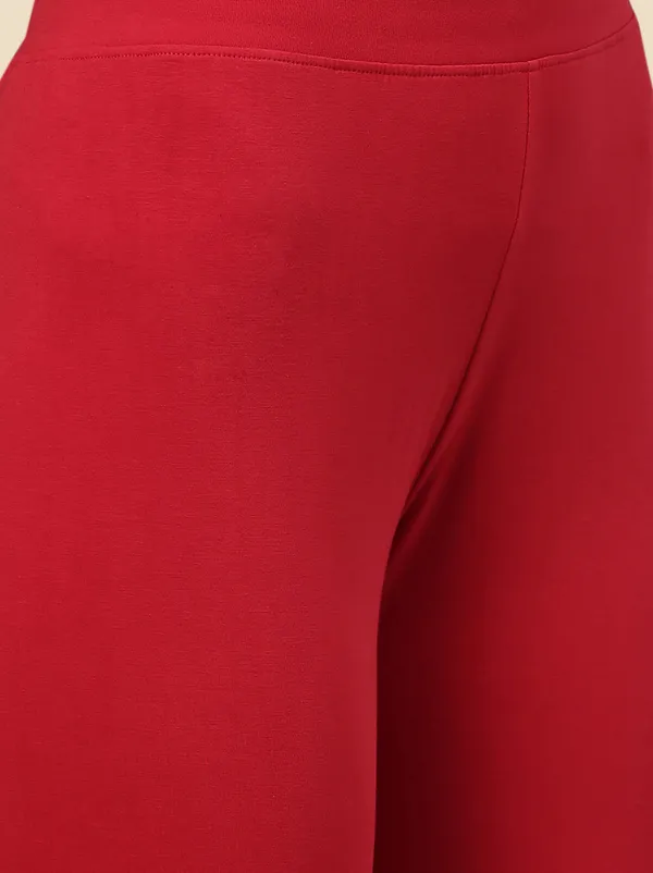 Red_Churidar_Length_Western_Wear_Legging_For_Women