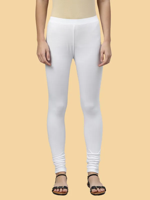 White_Churidar_Length_Western_Wear_Legging_For_Women