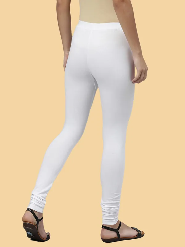 White_Churidar_Length_Western_Wear_Legging_For_Women