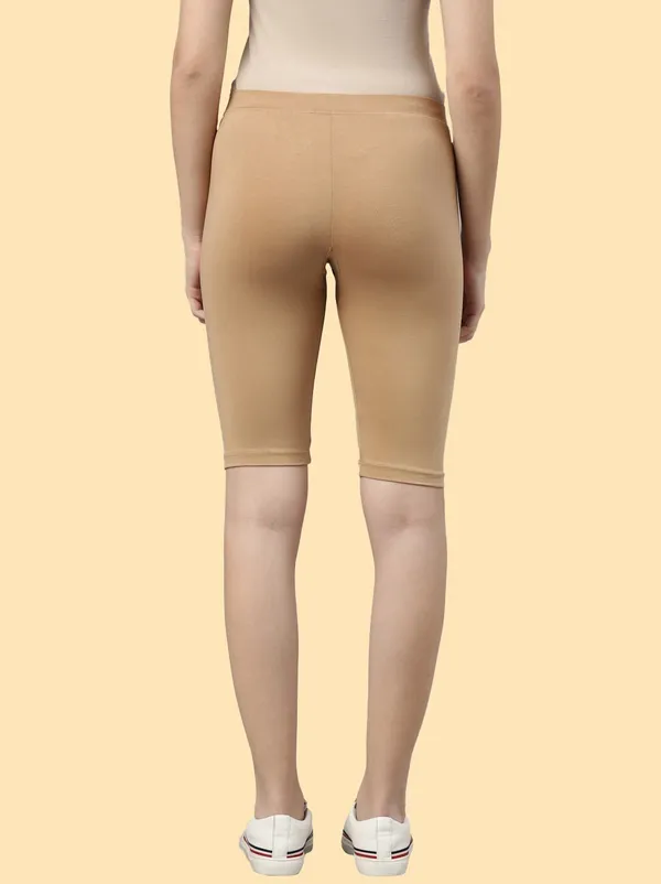 Beige_Legging_Shorts_Western_Wear_For_Women