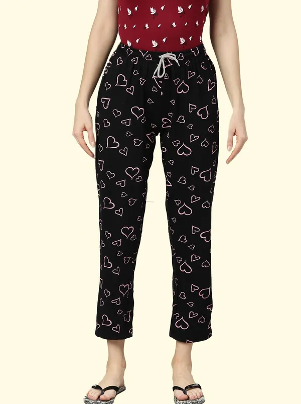 Black_Cotton_Pyjama_For_Women