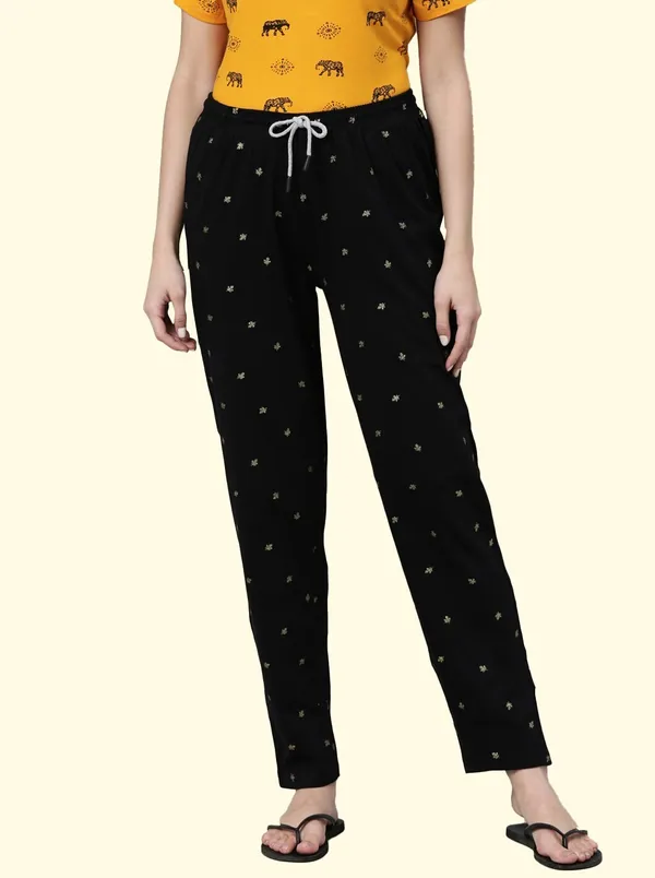 Black_Cotton_Pyjama_For_Women
