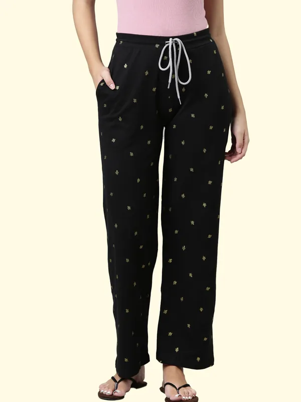 Black_Cotton_Pyjama_For_Women
