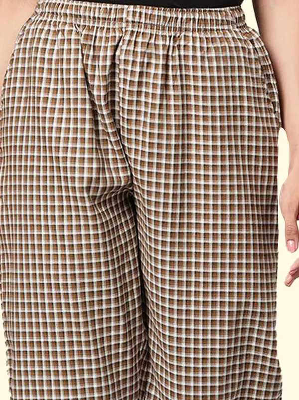 Brown_Cotton_Pyjama_For_Women