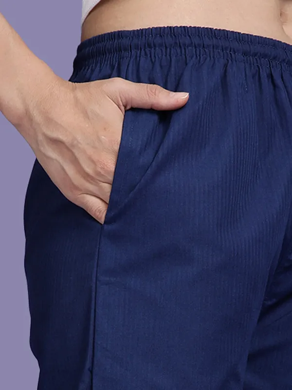 Denim_Blue_Kryptic_womens_Solid_cotton_rich_loungepant_with_elasticated_waistband_and_side_pocket