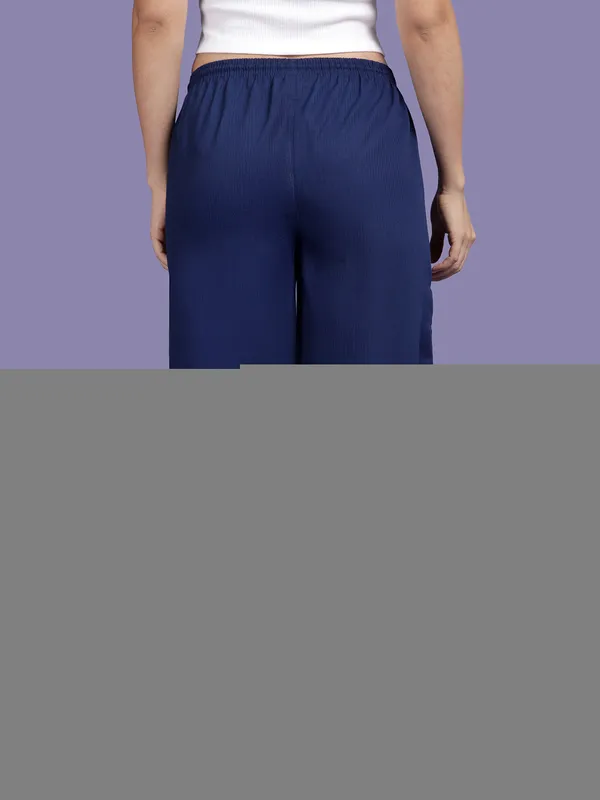 Denim_Blue_Kryptic_womens_Solid_cotton_rich_loungepant_with_elasticated_waistband_and_side_pocket