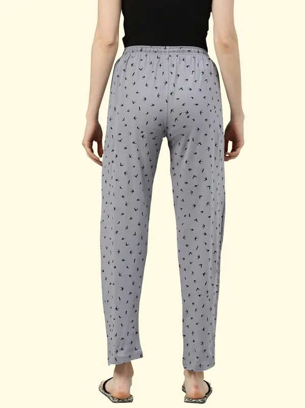 Grey_Cotton_Pyjama_For_Women