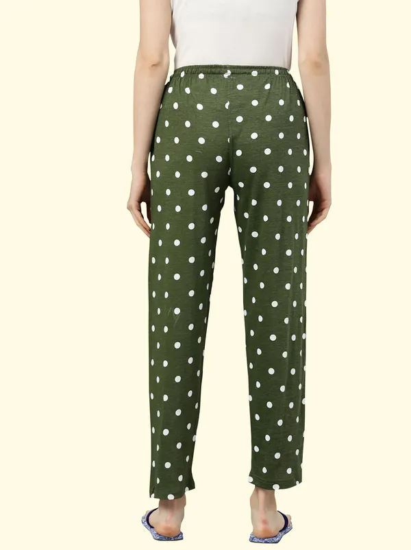 Green_Cotton_Pyjama_For_Women
