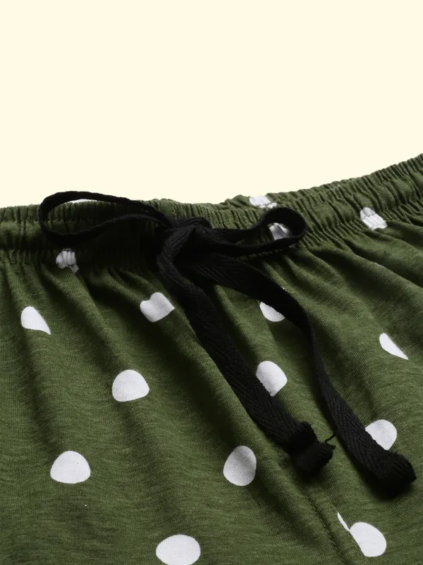 Green_Cotton_Pyjama_For_Women
