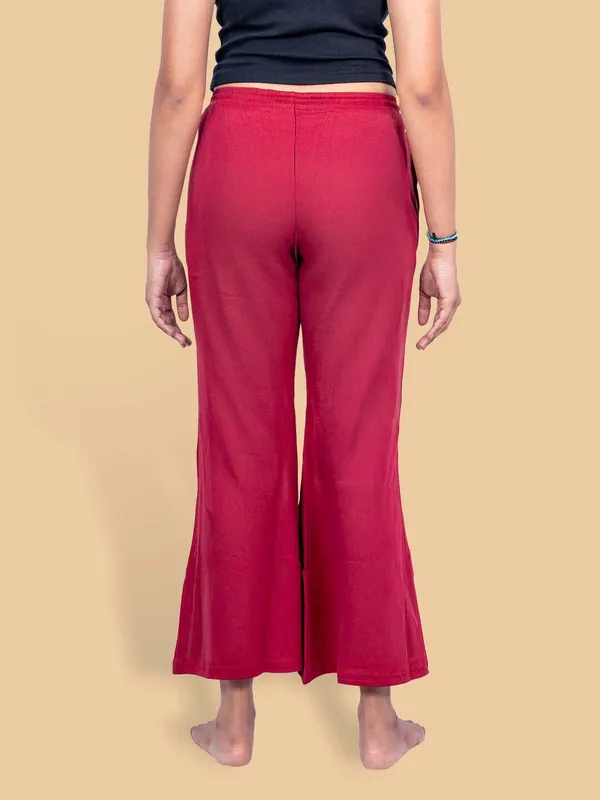 Maroon_Regular_Fit_Trousers_For_Women