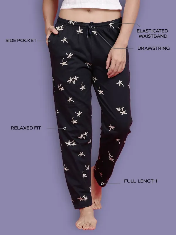 Navy_Kryptic_Women_Printed_cotton_relaxed_fit_loungepant_with_side_pocket