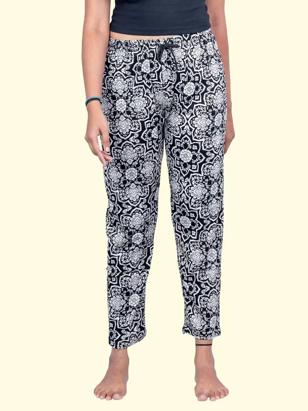 Black_Cotton_Indi_Pyjama_For_Women
