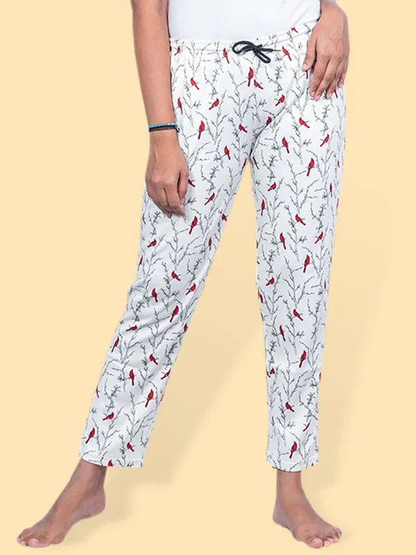 White_Cotton_Indi_Pyjama_For_Women