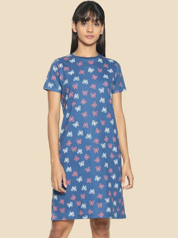 Blue_Western_Wear_Nighty_For_Women