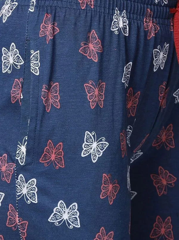 Navy_Cotton_Pyjama_For_Women