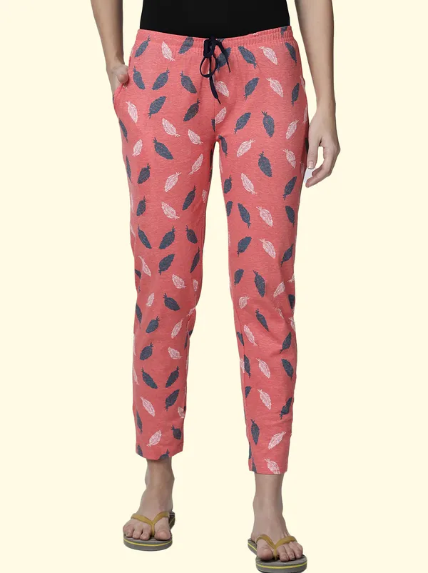 Orange_Cotton_Pyjama_For_Women