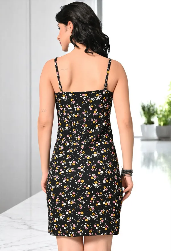 Black_Polyester_Mini_Bodycon_Dress__|_For_Women_&_Girls