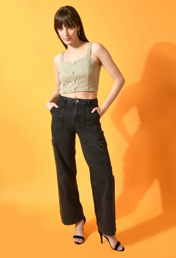 Beige_Polyester_Sleeveless_Square_Neck_Tube_Top_For_Women_&_Girls