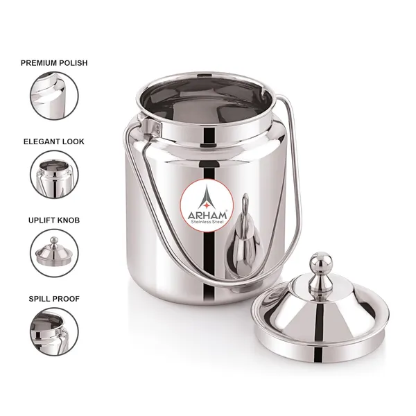 Stainless_Steel_Plain_Heavy_Gauge_Akhand_(Jointless)_Barni,_Milk_Can,_Ghee_Container,_Can_For_Storing_Liquid_(With_Upper_Lid)