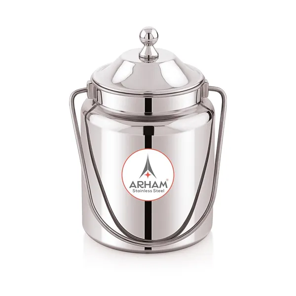 Stainless_Steel_Plain_Heavy_Gauge_Akhand_(Jointless)_Barni,_Milk_Can,_Ghee_Container,_Can_For_Storing_Liquid_(With_Upper_Lid)