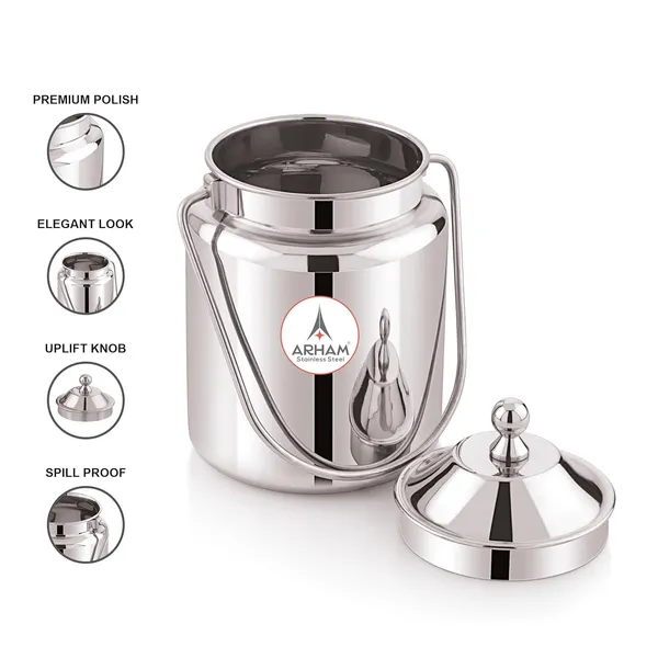 Stainless_Steel_Plain_Heavy_Gauge_Akhand_(Jointless)_Barni,_Milk_Can,_Ghee_Container,_Can_For_Storing_Liquid_(With_Upper_Lid)
