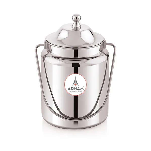 Stainless_Steel_Plain_Heavy_Gauge_Akhand_(Jointless)_Barni,_Milk_Can,_Ghee_Container,_Can_For_Storing_Liquid_(With_Upper_Lid)