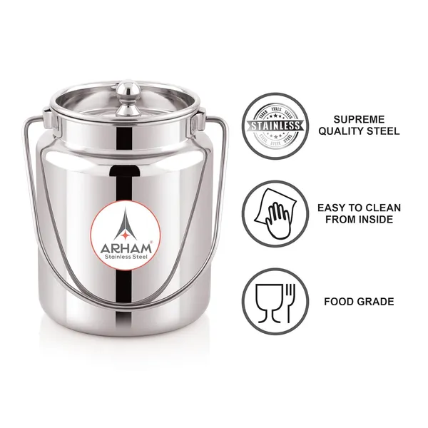 Stainless_Steel_Heavy_Gauge_Akhand_(Jointless)_Barni,_Milk_Can,_Ghee_Container,_Can_For_Storing_Liquid_With_Inner_Lid