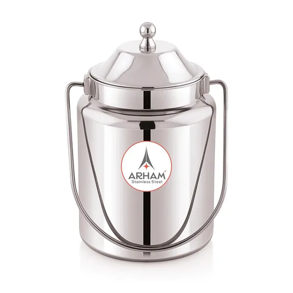 Stainless_Steel_Plain_Heavy_Gauge_Akhand_(Jointless)_Barni,_Milk_Can,_Ghee_Container,_Can_For_Storing_Liquid_(With_Upper_Lid)