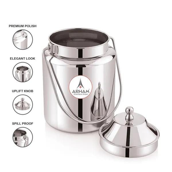 Stainless_Steel_Plain_Heavy_Gauge_Akhand_(Jointless)_Barni,_Milk_Can,_Ghee_Container,_Can_For_Storing_Liquid_(With_Upper_Lid)