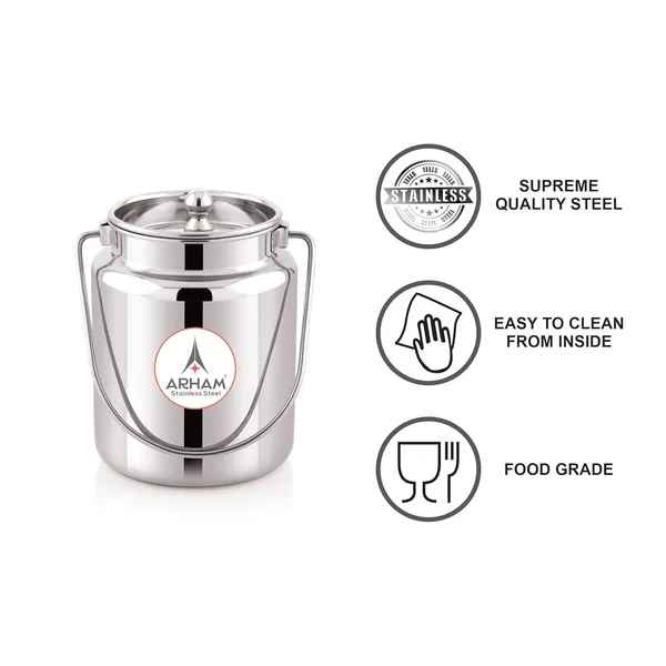 Stainless_Steel_Heavy_Gauge_Akhand_(Jointless)_Barni,_Milk_Can,_Ghee_Container,_Can_For_Storing_Liquid_With_Inner_Lid