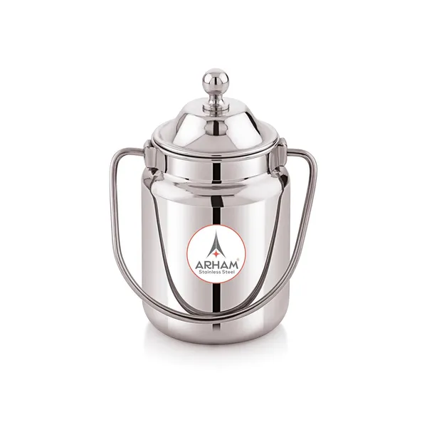 Stainless_Steel_Plain_Heavy_Gauge_Akhand_(Jointless)_Barni,_Milk_Can,_Ghee_Container,_Can_For_Storing_Liquid_(With_Upper_Lid)