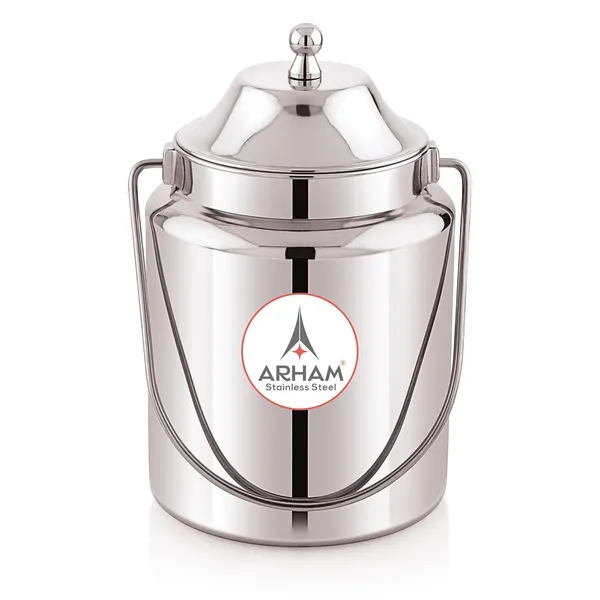 Stainless_Steel_Plain_Heavy_Gauge_Akhand_(Jointless)_Barni,_Milk_Can,_Ghee_Container,_Can_For_Storing_Liquid_(With_Upper_Lid)