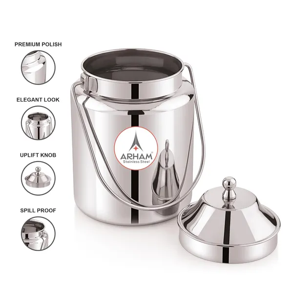 Stainless_Steel_Plain_Heavy_Gauge_Akhand_(Jointless)_Barni,_Milk_Can,_Ghee_Container,_Can_For_Storing_Liquid_(With_Upper_Lid)