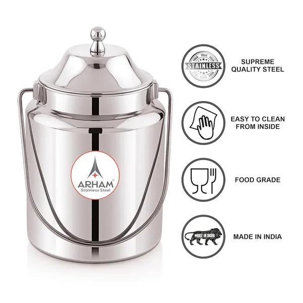 Stainless_Steel_Plain_Heavy_Gauge_Akhand_(Jointless)_Barni,_Milk_Can,_Ghee_Container,_Can_For_Storing_Liquid_(With_Upper_Lid)