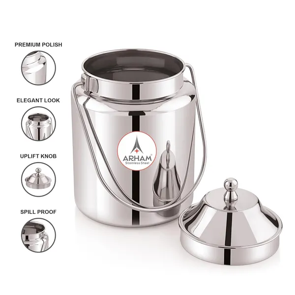 Stainless_Steel_Plain_Heavy_Gauge_Akhand_(Jointless)_Barni,_Milk_Can,_Ghee_Container,_Can_For_Storing_Liquid_(With_Upper_Lid)