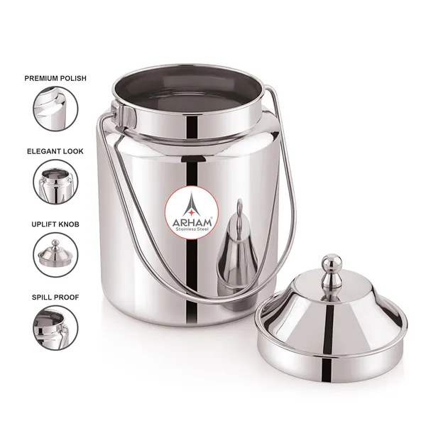 Stainless_Steel_Plain_Heavy_Gauge_Akhand_(Jointless)_Barni,_Milk_Can,_Ghee_Container,_Can_For_Storing_Liquid_(With_Upper_Lid)