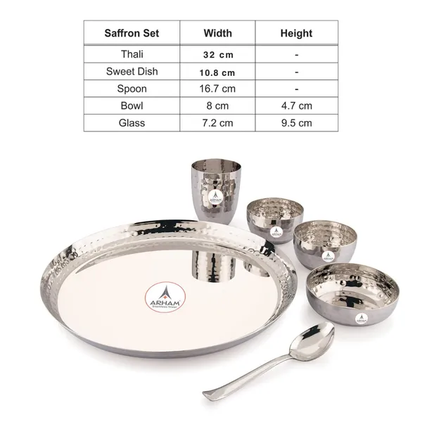 Stainless_Steel_Hammered_Premium_Saffron_Thali_Set_(Pack_Of_1)_(Big_Size)