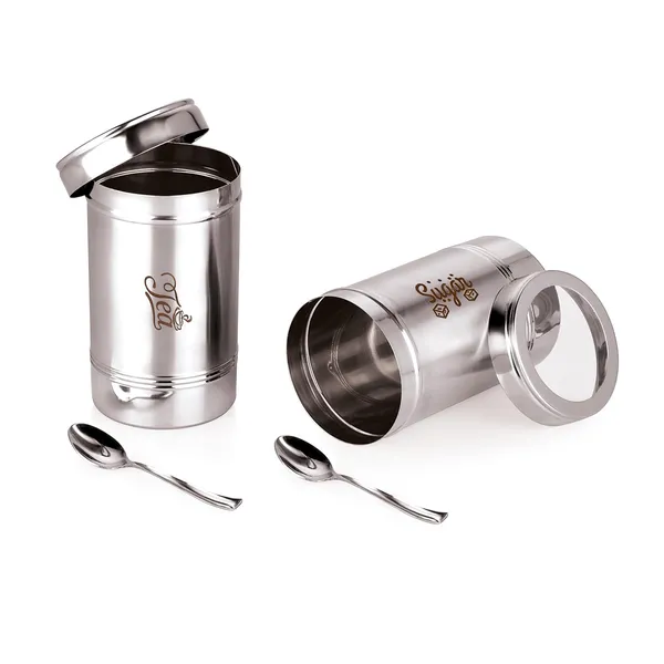 Stainless_Steel_Premium_Tea_Sugar_Containers_With_Spoon_And_Transparent_Lid