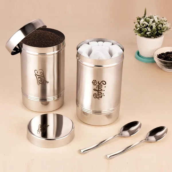 Stainless_Steel_Premium_Tea_Sugar_Containers_With_Spoon_And_Plain_Lid