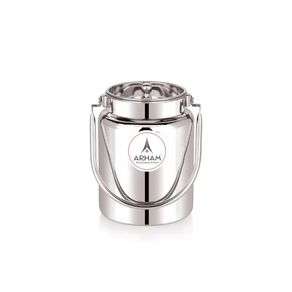 Stainless_Steel_Plain_Heavy_Gauge_Pipe_Handle_With_Inner_Lid_Milk_Can,_Ghee_Container,_Can_For_Storing_Liquid