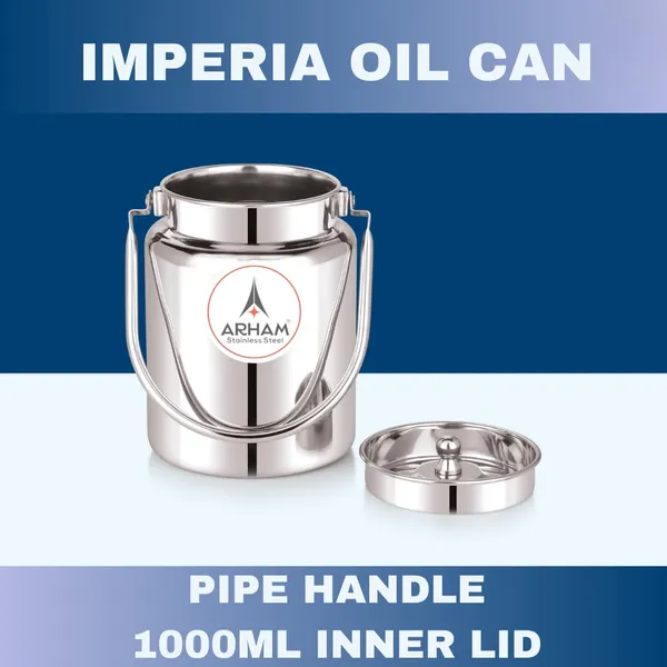 Stainless_Steel_Plain_Heavy_Gauge_Pipe_Handle_With_Inner_Lid_Milk_Can,_Ghee_Container,_Can_For_Storing_Liquid