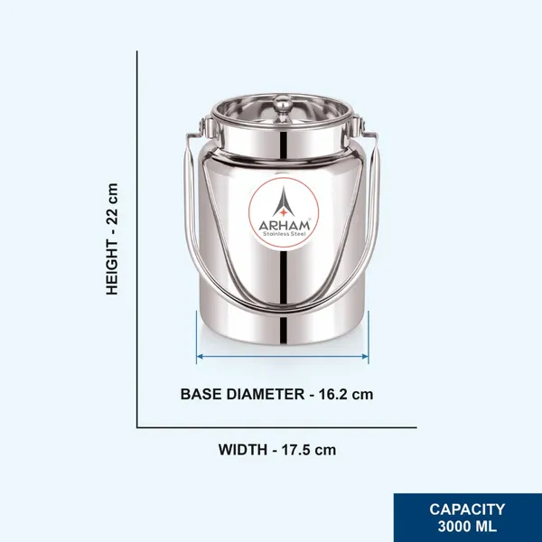 Stainless_Steel_Plain_Heavy_Gauge_Pipe_Handle_With_Inner_Lid_Milk_Can,_Ghee_Container,_Can_For_Storing_Liquid
