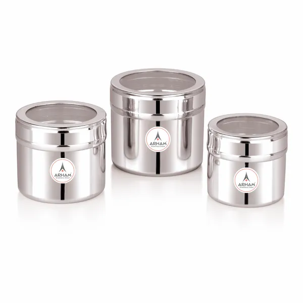 Stainless_Steel_Plain_Premium_Mini_Storage_Containers_(Pack_Of_3)_(550_Ml_|_400_Ml_|_280_Ml)