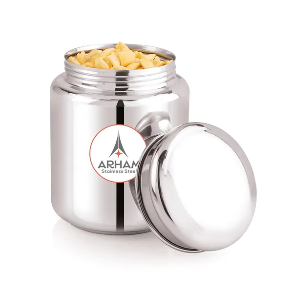 Stainless_Steel_Food_Grade_Heavy_Gauge_Multipurpose_Airtight_Thread_Lock_Lid_Storage_Jar
