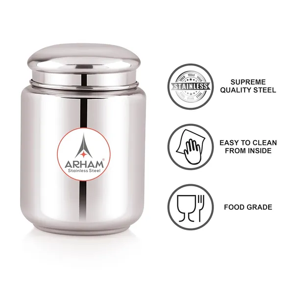 Stainless_Steel_Food_Grade_Heavy_Gauge_Multipurpose_Airtight_Thread_Lock_Lid_Storage_Jar